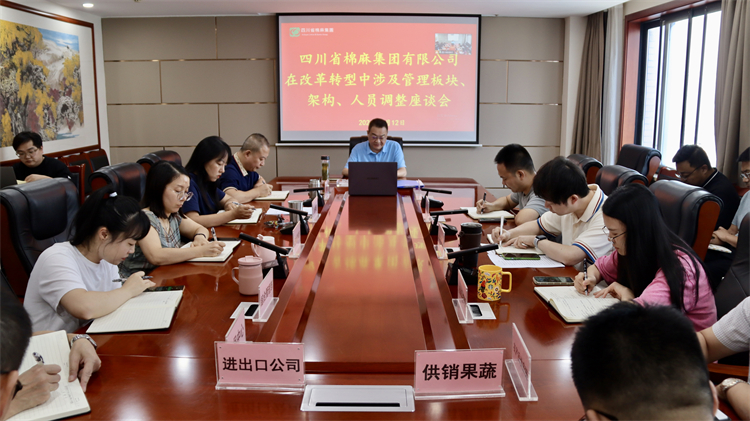 集團(tuán)公司召開在改革轉(zhuǎn)型中涉及管理板塊、架構(gòu)、人員調(diào)整座談會(huì)